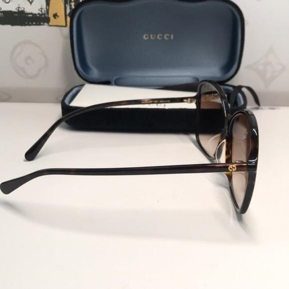 Gucci GG0546SK 002 – Havana Brown Gradient | 60-14-145 | New Authentic” - Picture 12 of 13
